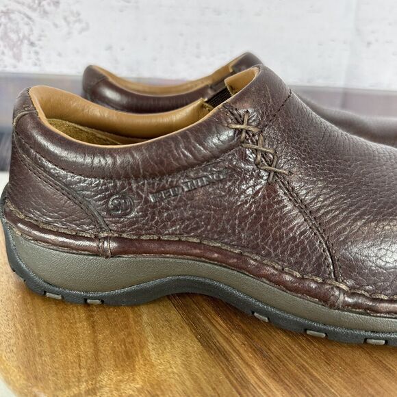 Redwing Shoes Womens 5 D Brown Steel Toe Slip On Work Shoes Clogs Leather - Picture 2 of 14